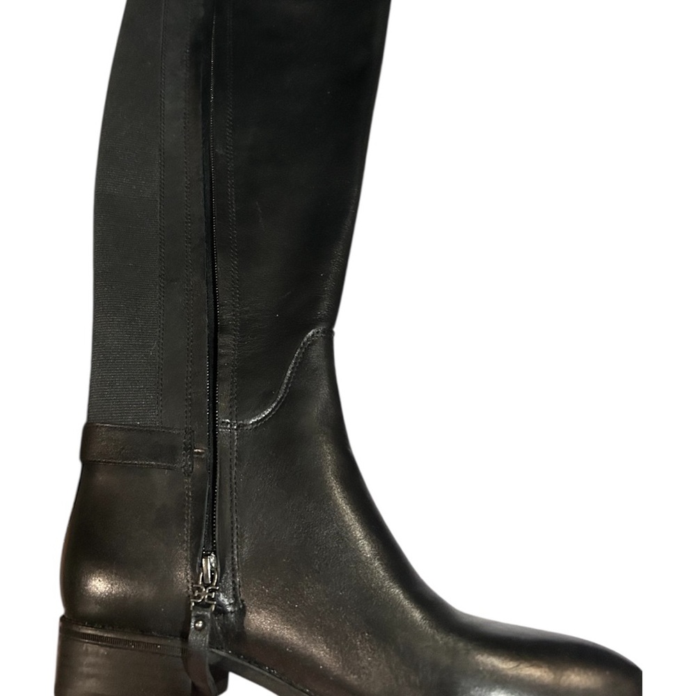Sam Edelman Black Knee High Boots with Buckle - Picture 2 of 5